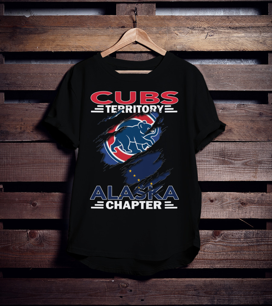 Cubs Territory Alaska Chapter Flag Bear T-Shirt
