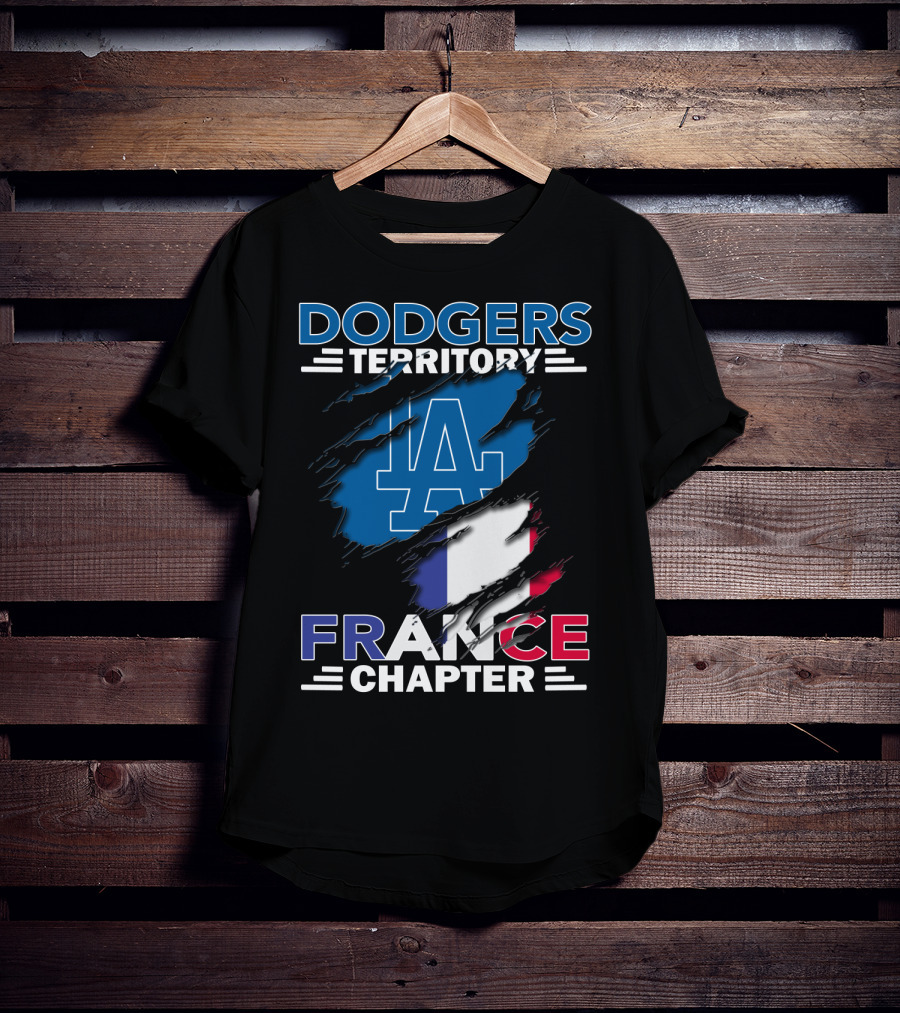 Dodgers Territory LA France Chapter T-Shirt
