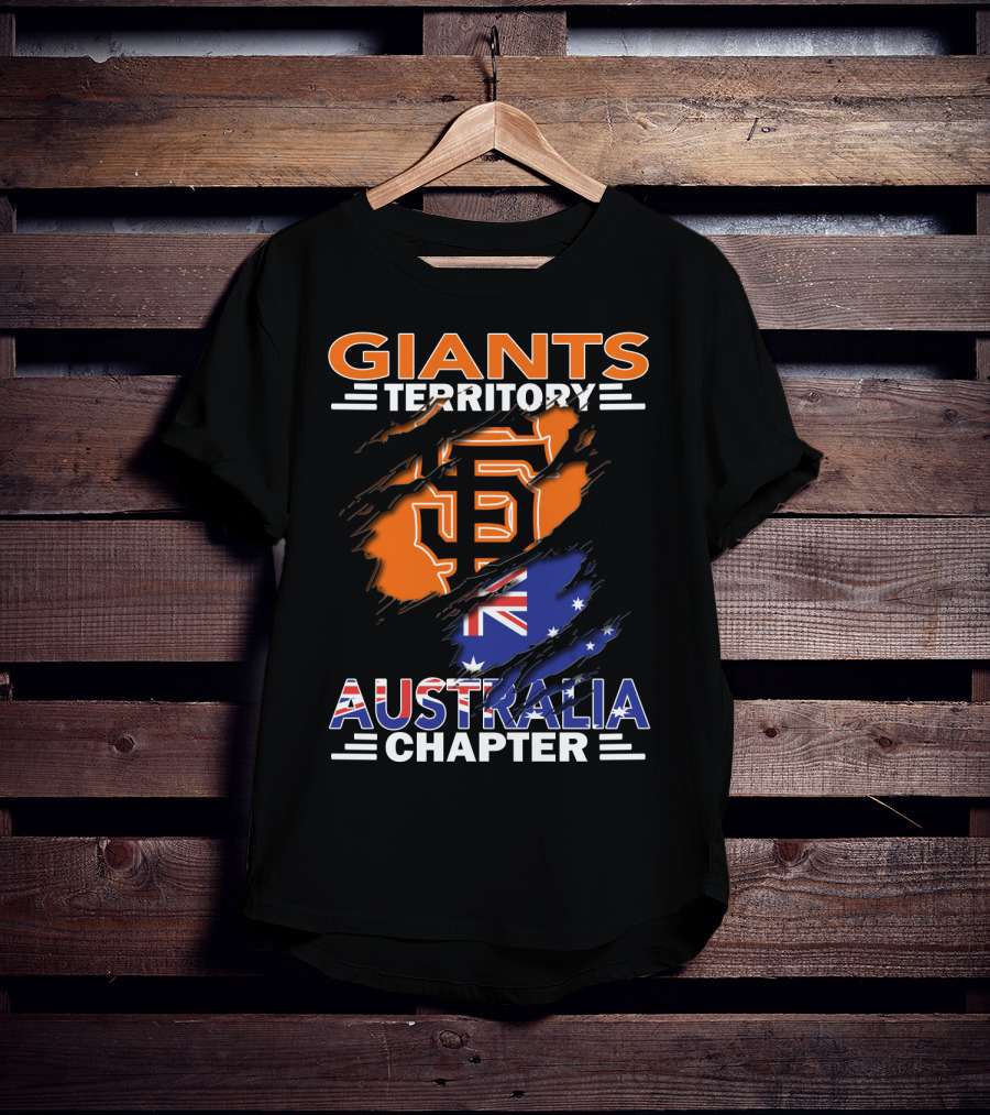 Giants Territory Australia Chapter San Francisco Giants Flag T-Shirt