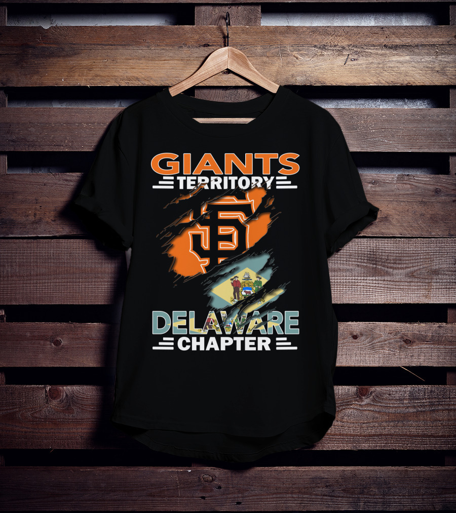 Giants Territory San Francisco Logo Delaware Chapter T-Shirt