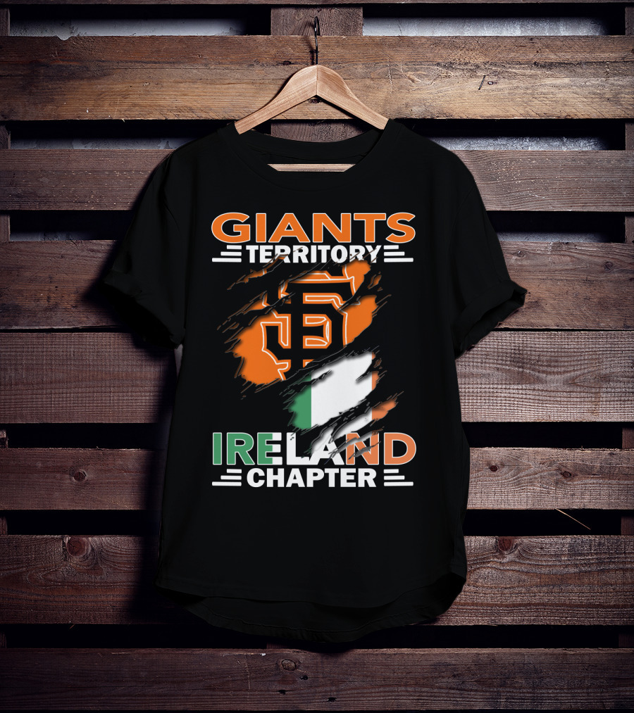 Giants Territory Ireland Chapter Sf Giants Irish Flag T-Shirt