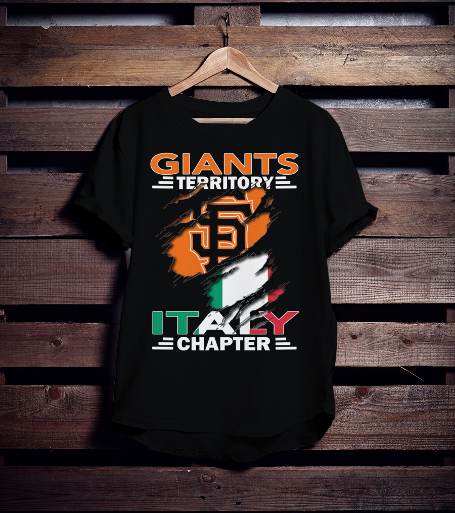 Giants Territory Sf Logo Italy Chapter T-Shirt