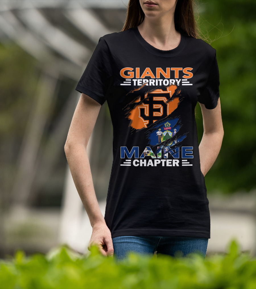 San Francisco Giants Territory Maine Chapter T-Shirt