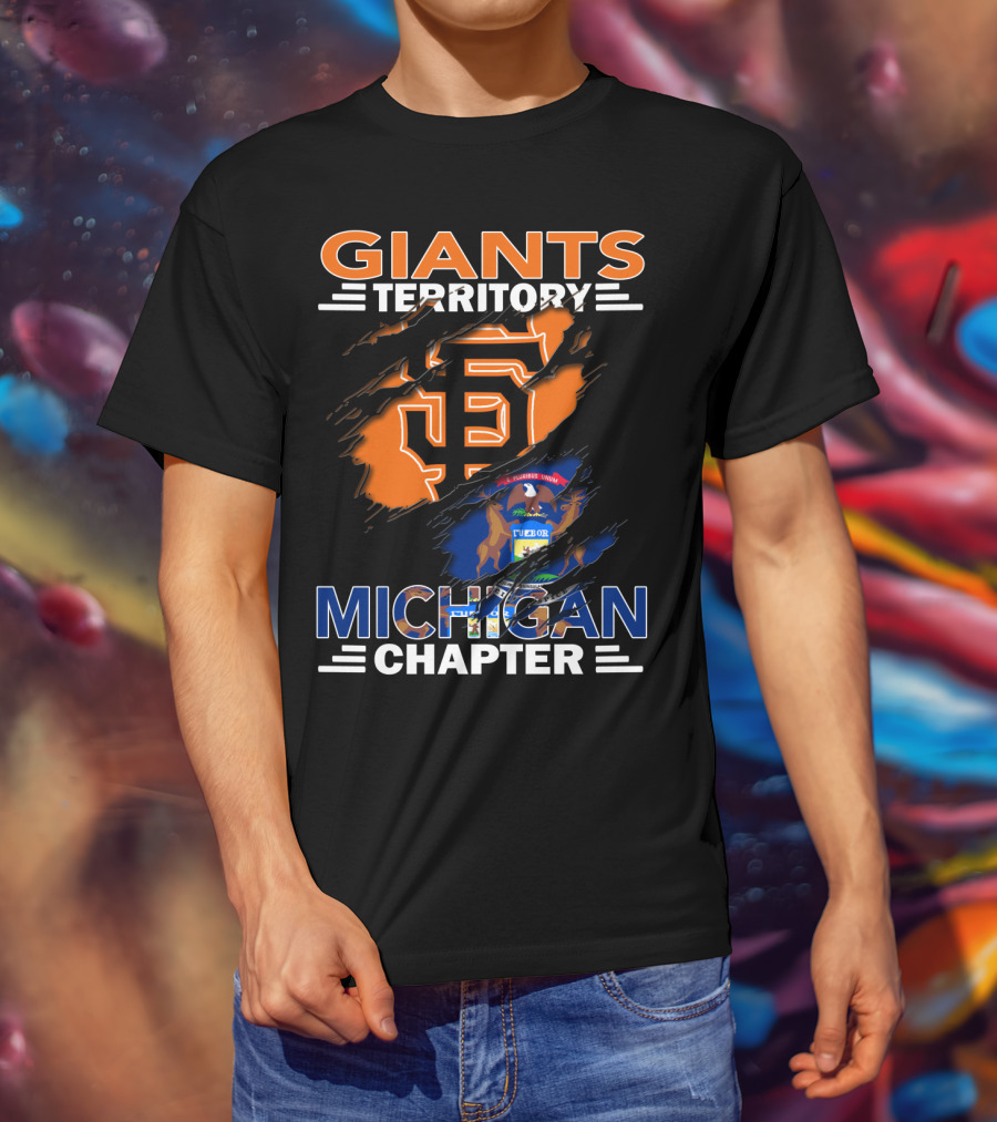 Giants Territory Michigan Chapter Sf Giants Detroit Connection T-Shirt