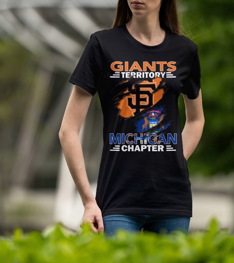 Giants Territory Michigan Chapter Sf Giants Detroit Connection T-Shirt