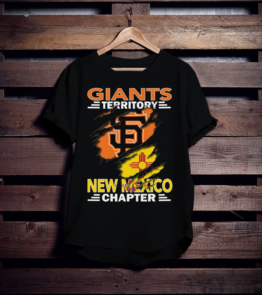 Giants Territory New Mexico Chapter Sf Logo Zia Symbol T-Shirt