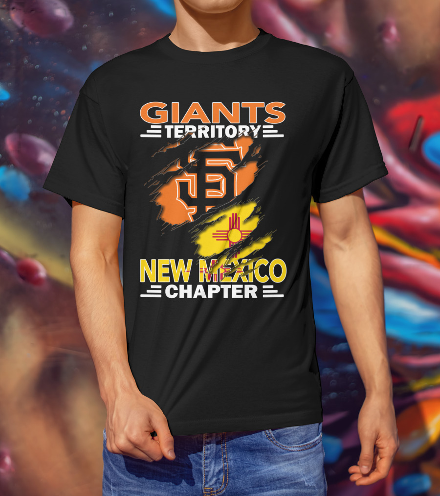 Giants Territory New Mexico Chapter Sf Logo Zia Symbol T-Shirt