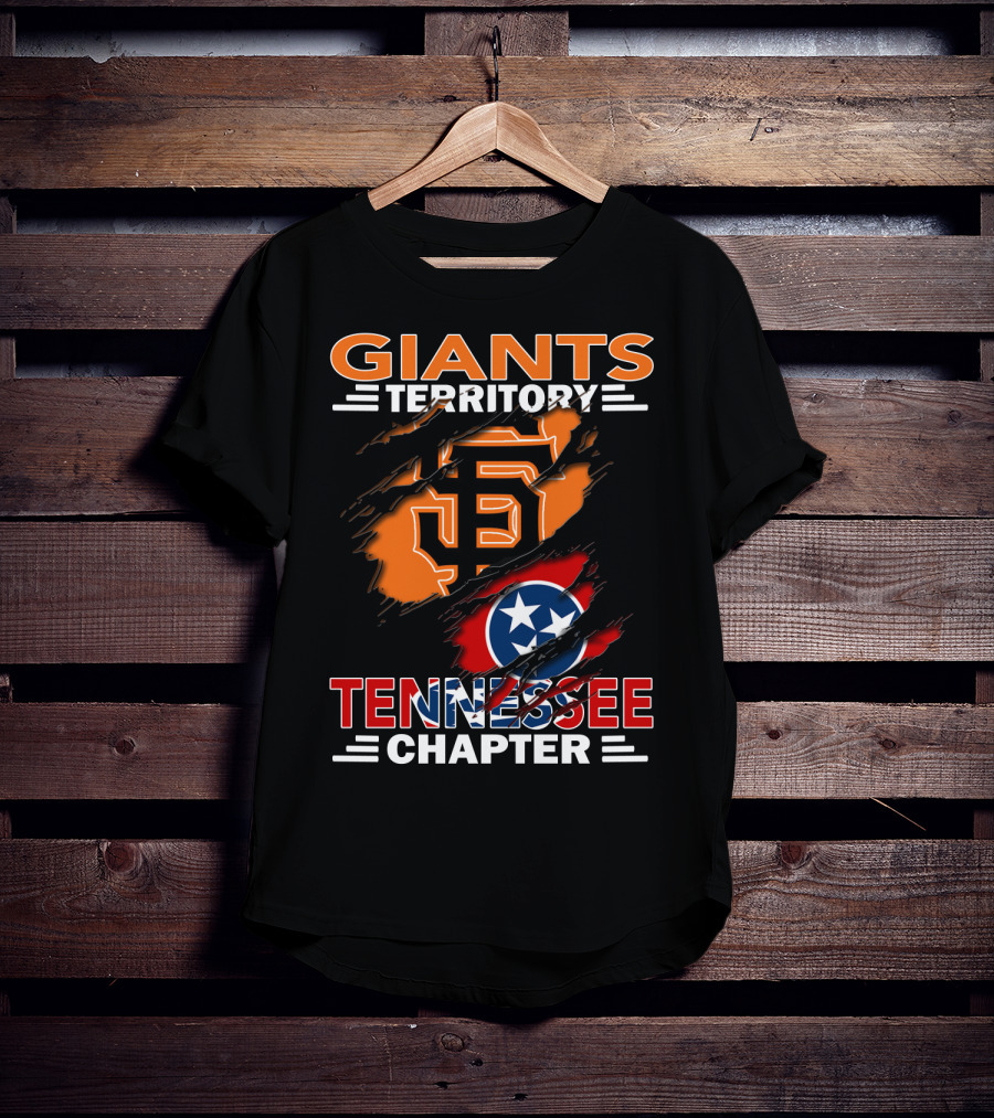 Giants Territory Sf Emblem Tennessee Chapter T-Shirt