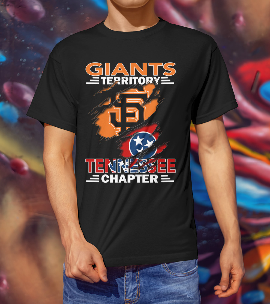 Giants Territory Sf Emblem Tennessee Chapter T-Shirt