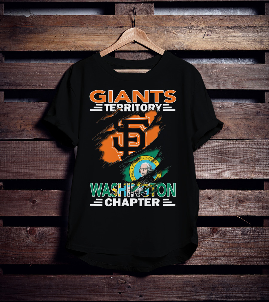 Giants Territory Washington Chapter State Seal T-Shirt