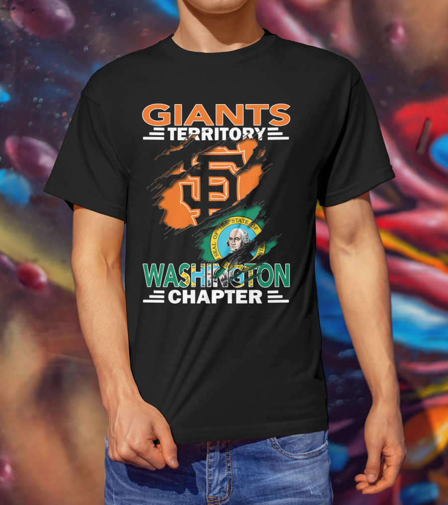 Giants Territory Washington Chapter State Seal T-Shirt