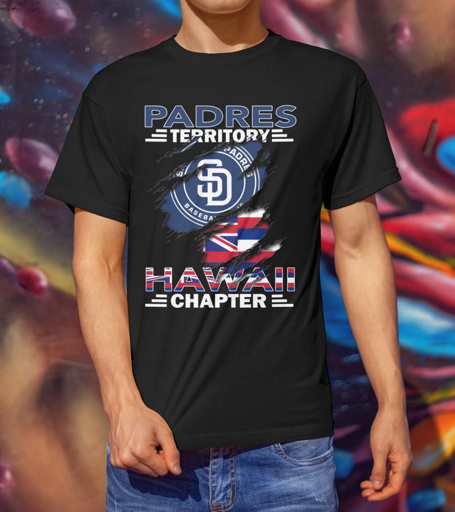 Padres Territory San Diego Baseball Hawaii Chapter T-Shirt