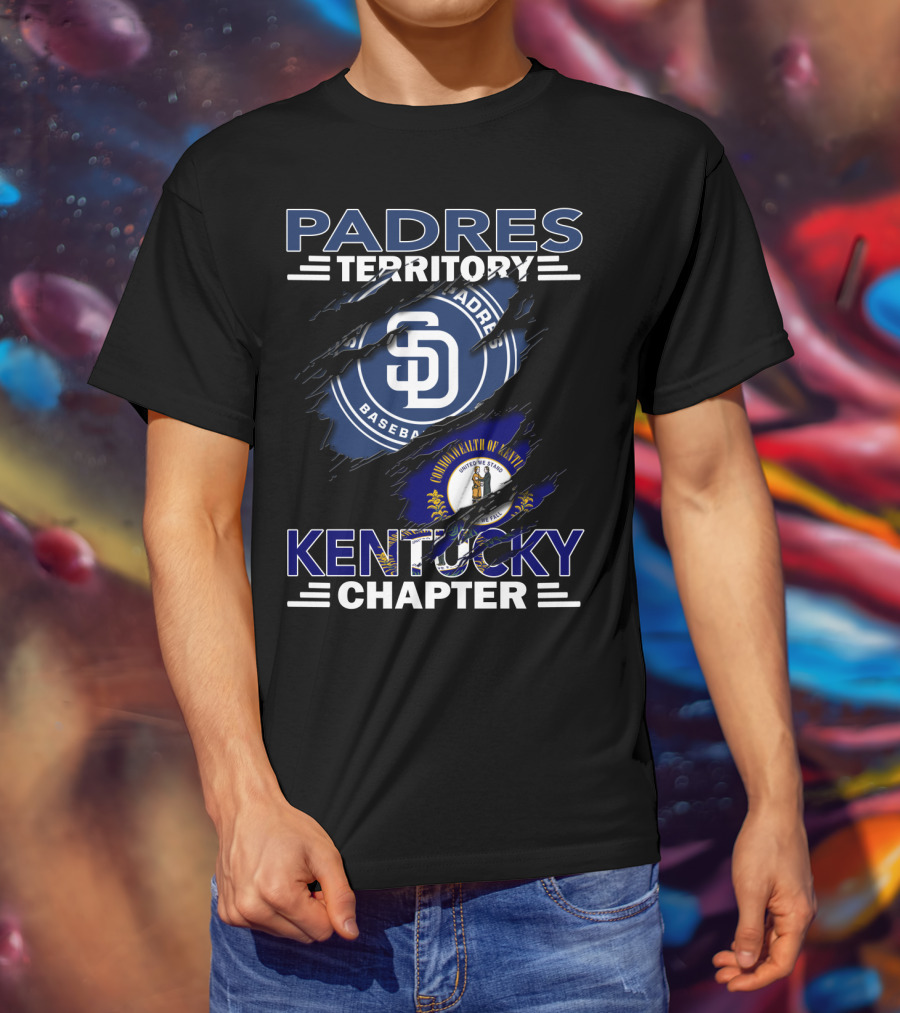 Padres Territory Commonwealth Of Kentucky Chapter Baseball T-Shirt