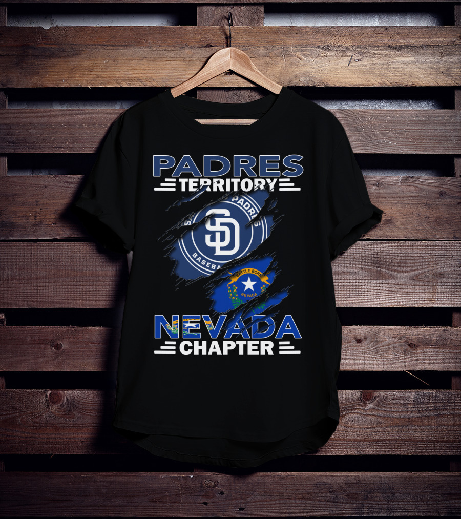 San Diego Padres Territory Nevada Chapter Battle Born T-Shirt