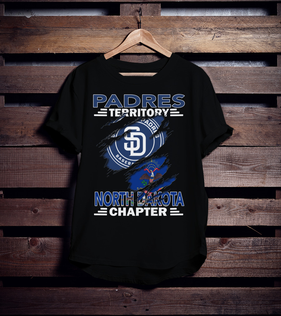 Padres Territory Baseball North Dakota Chapter T-Shirt