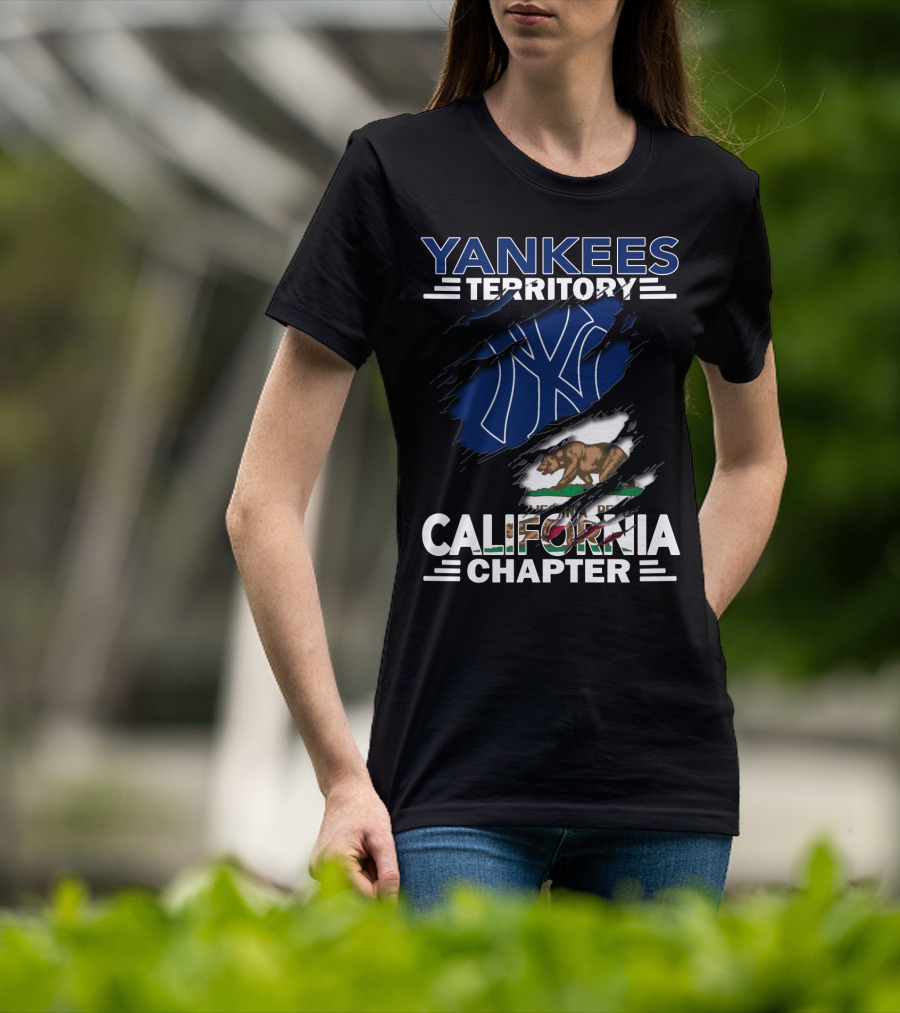Yankees Territory California Chapter Bear Flag Symbolism T-Shirt