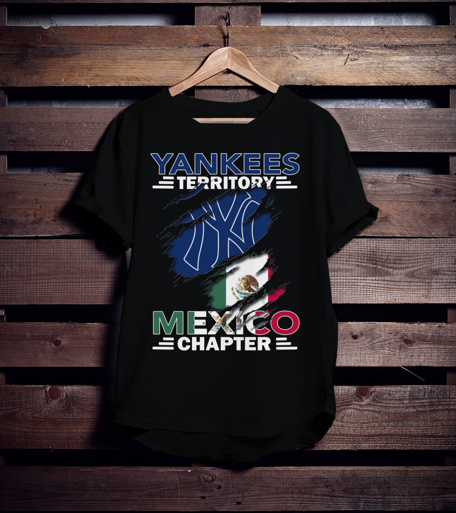 Yankees Territory Mexico Chapter Flag T-Shirt