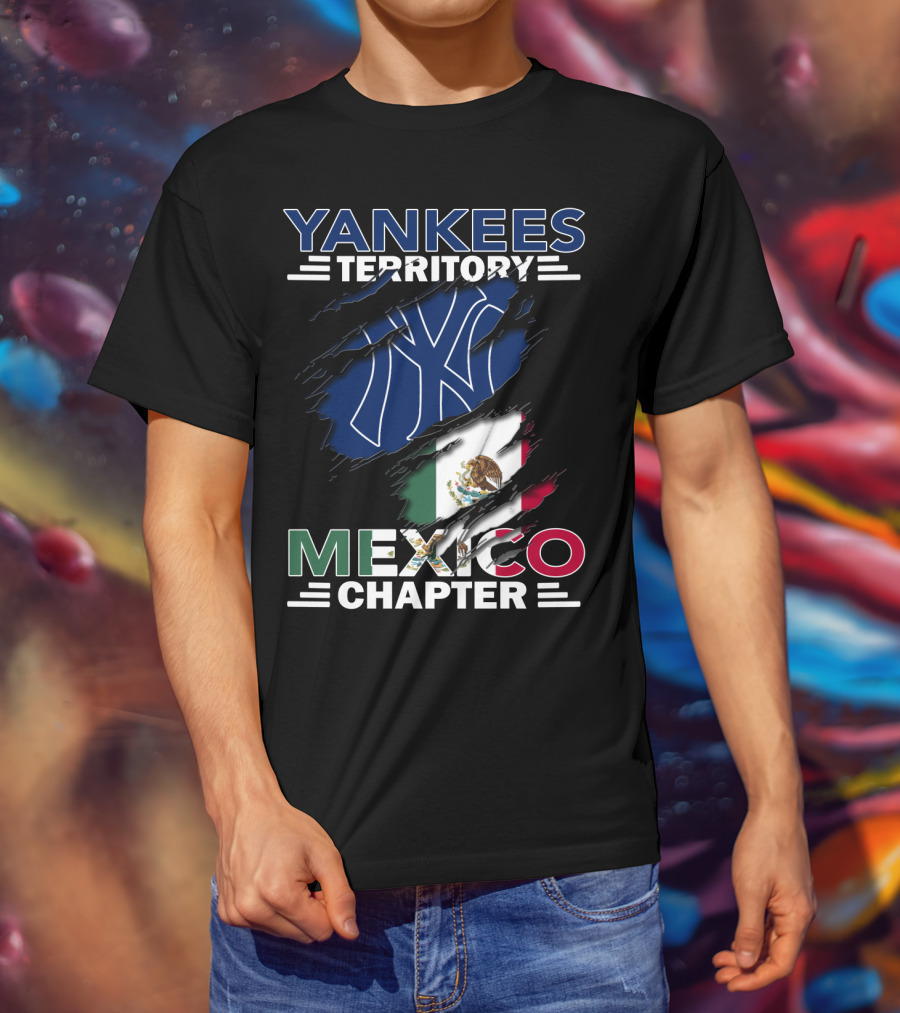 Yankees Territory Mexico Chapter Flag T-Shirt