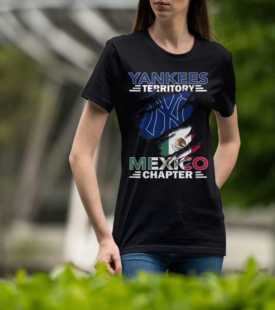 Yankees Territory Mexico Chapter Flag T-Shirt