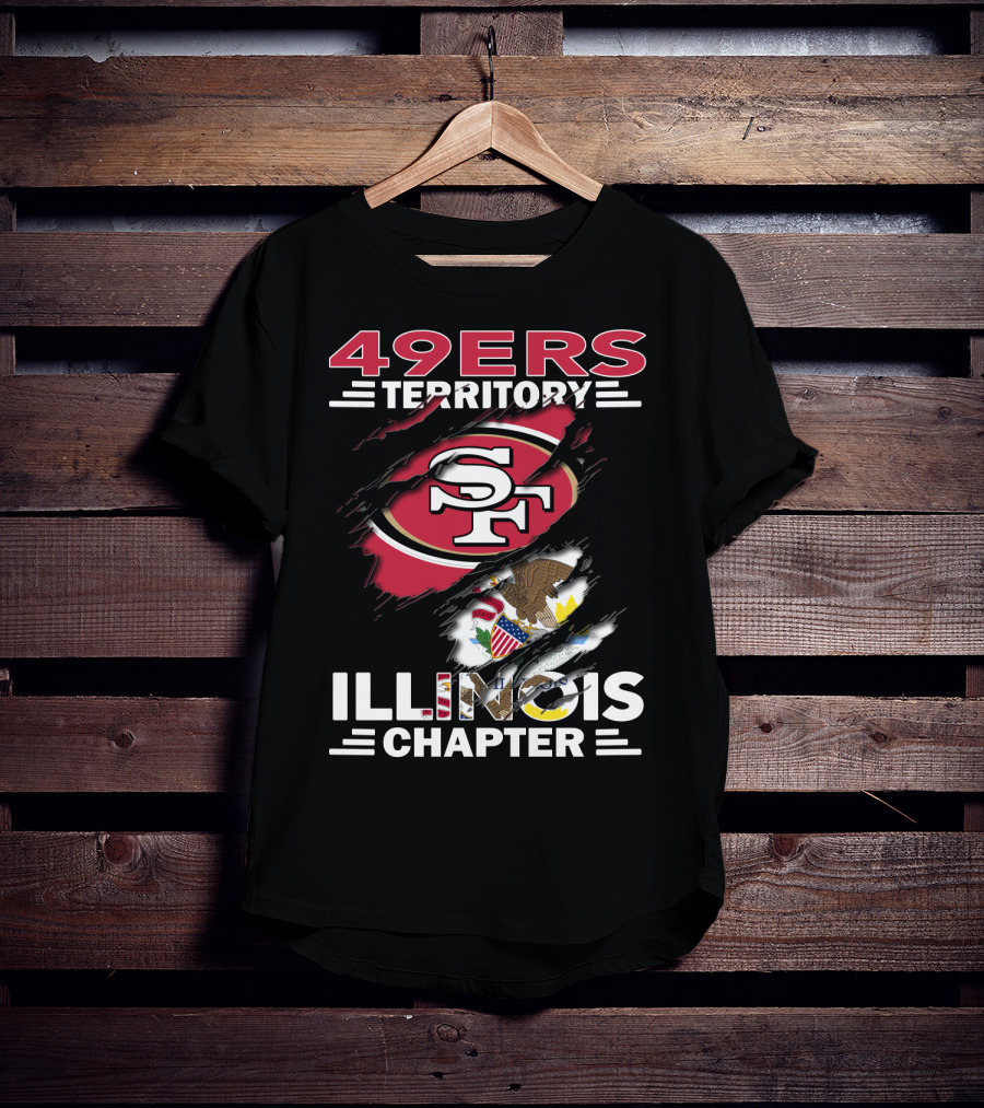 49ers Territory SF Logo Illinois Chapter T-Shirt