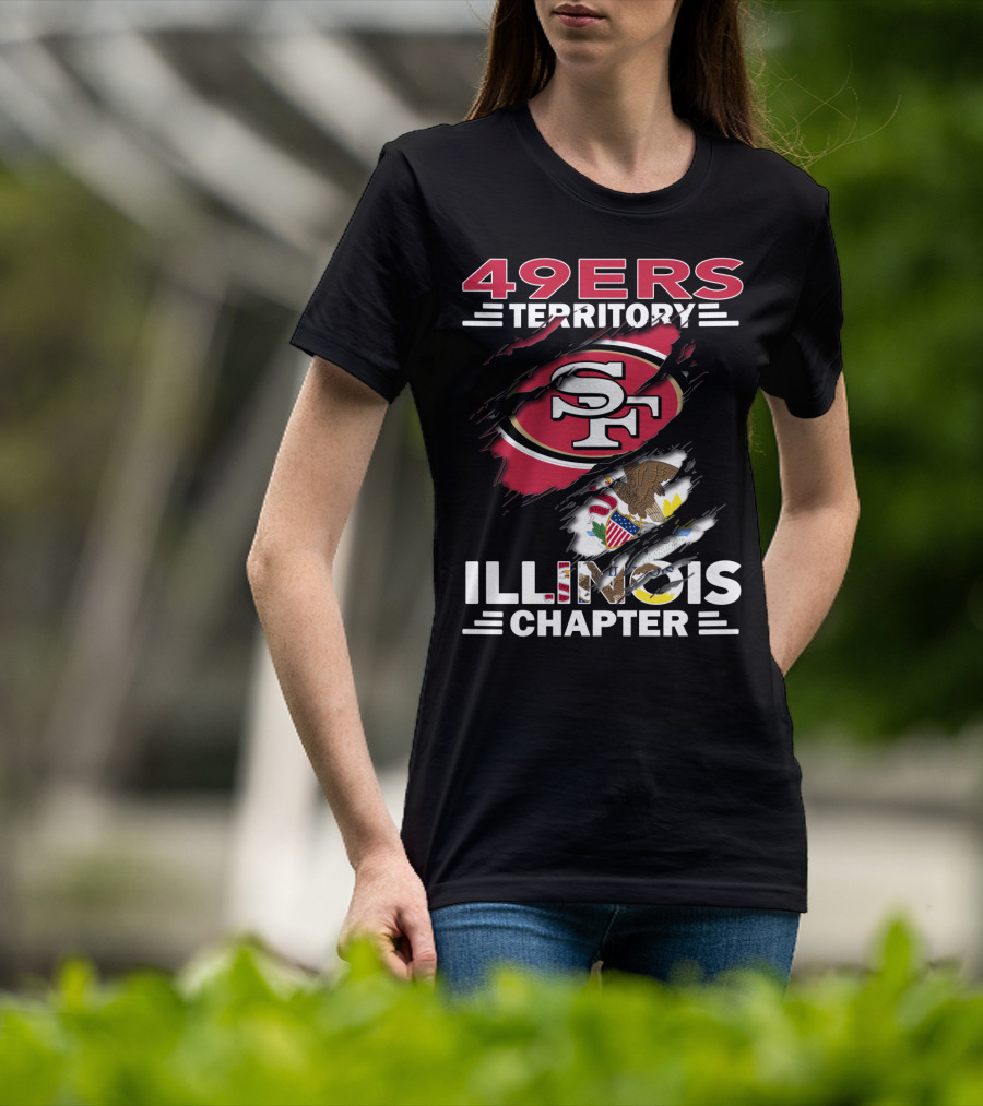 49ers Territory SF Logo Illinois Chapter T-Shirt
