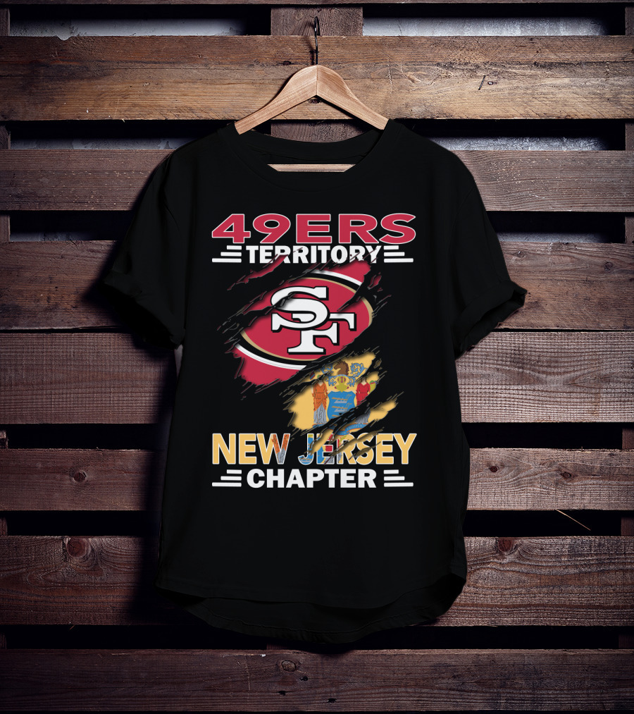 49ers Territory SF Logo New Jersey Chapter T-Shirt