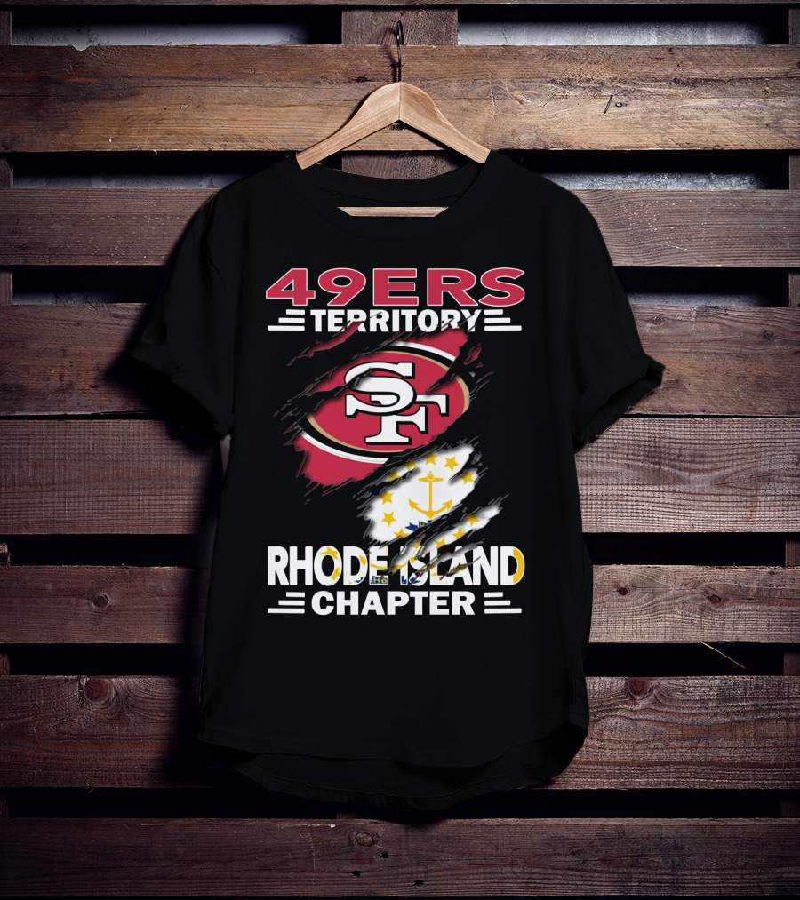 49ers Territory SF Logo Rhode Island Chapter T-Shirt