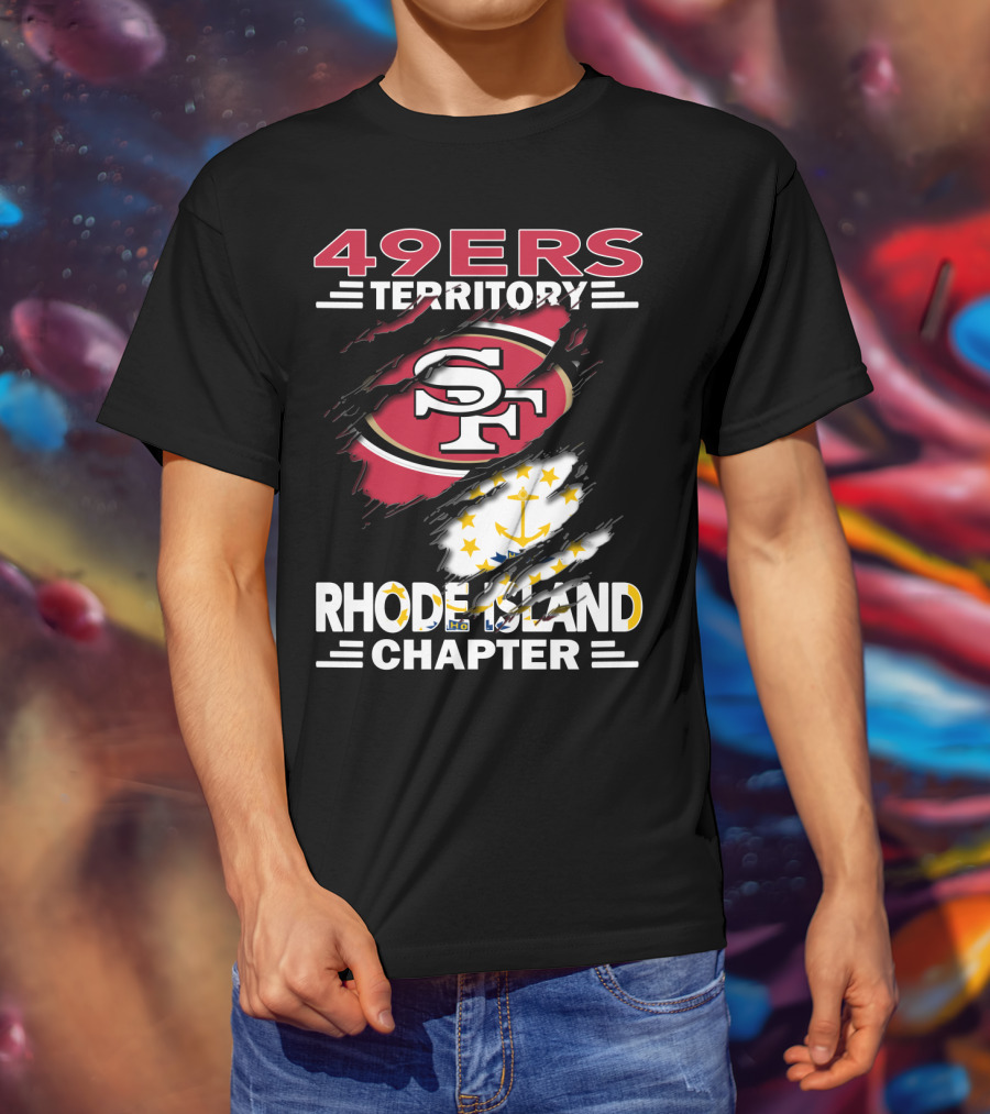 49ers Territory SF Logo Rhode Island Chapter T-Shirt