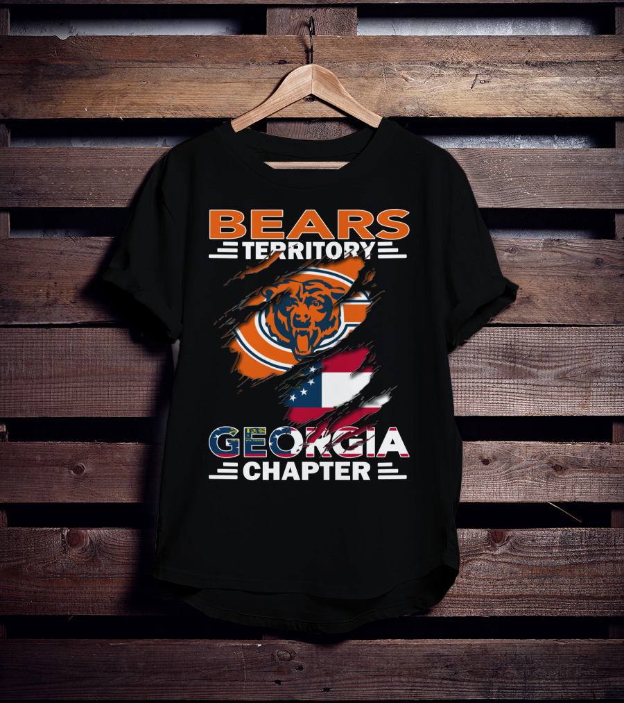 Bears Territory Chicago Bears Georgia Chapter T-Shirt