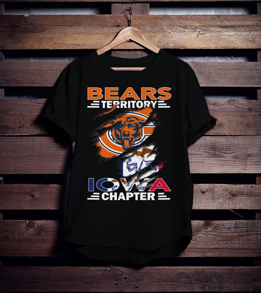 Bears Territory Iowa Chapter Chicago Bears Fan Club T-Shirt