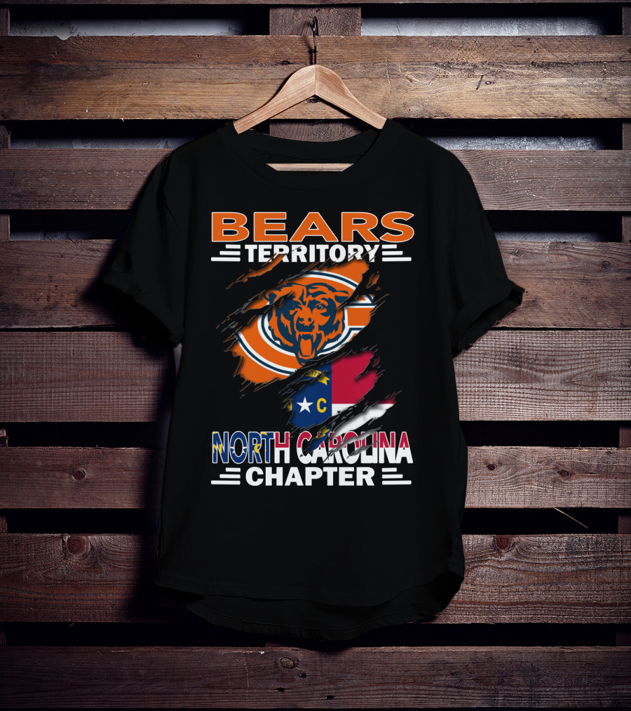 Bears Territory Chicago Bears North Carolina Chapter T-Shirt