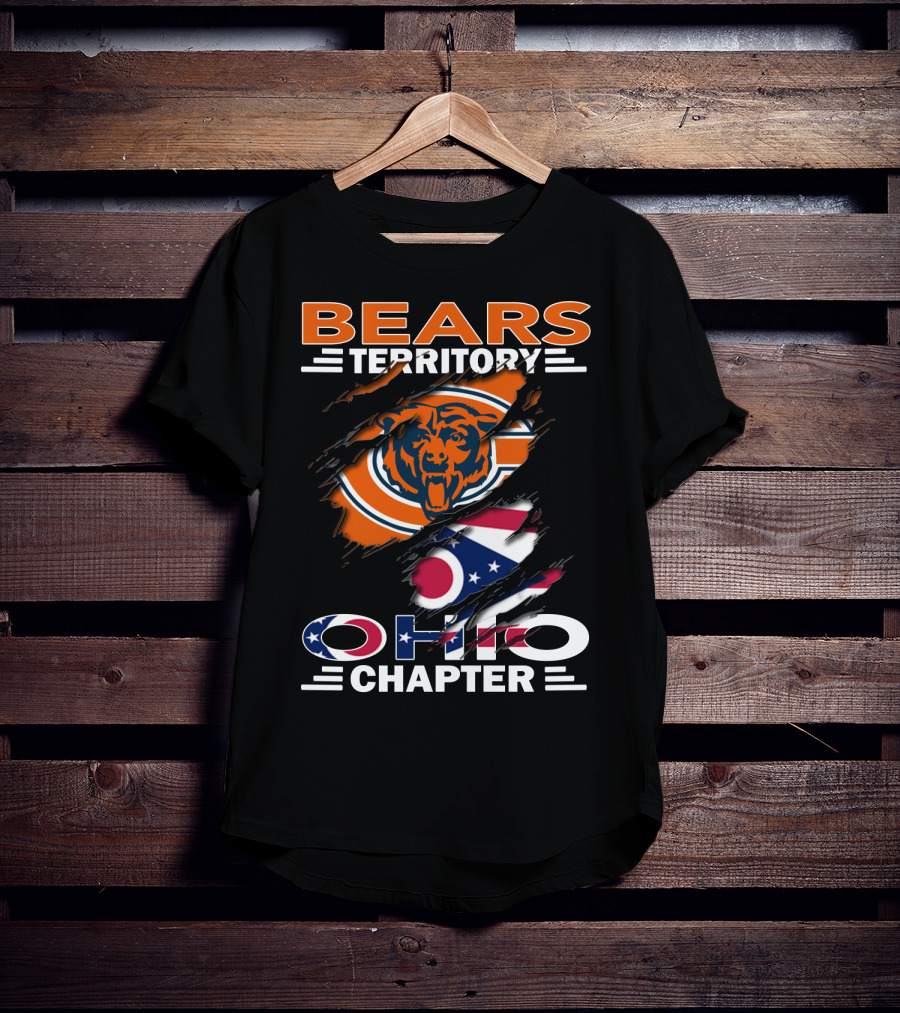 Bears Territory Ohio Chapter Chicago Bears Fans T-Shirt
