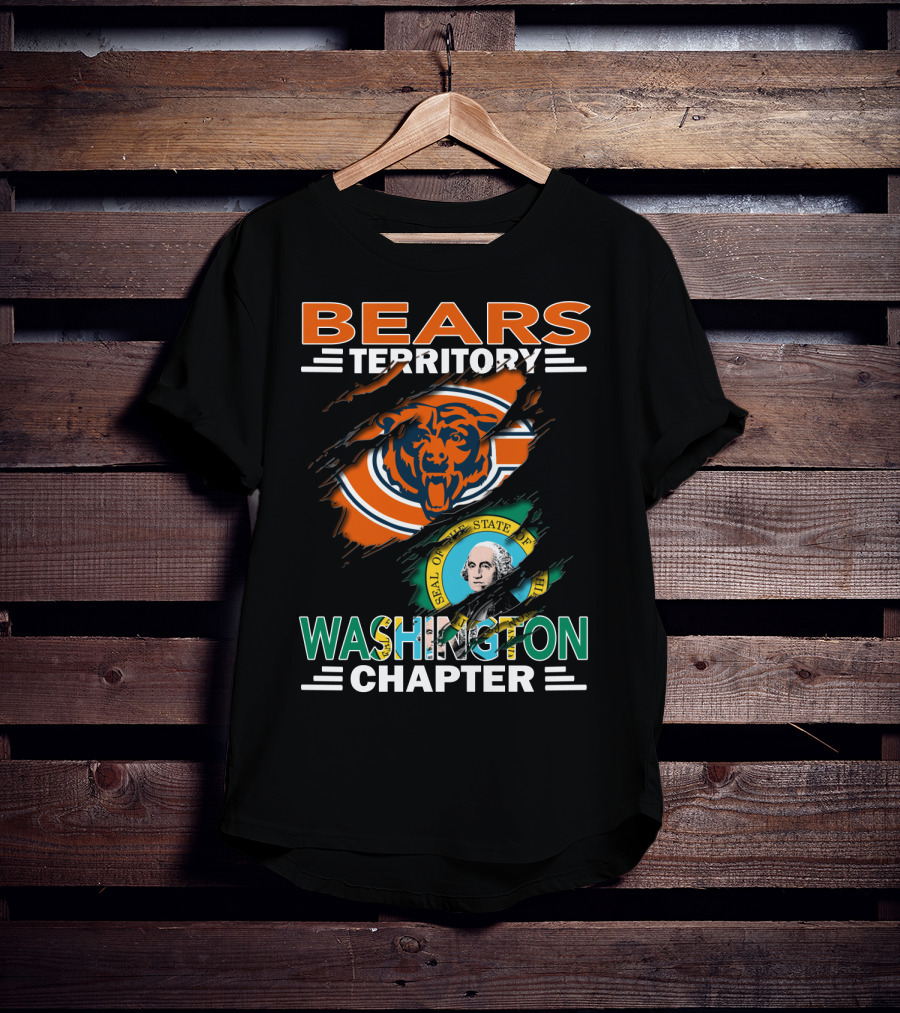Bears Territory Washington Chapter State Seal T-Shirt