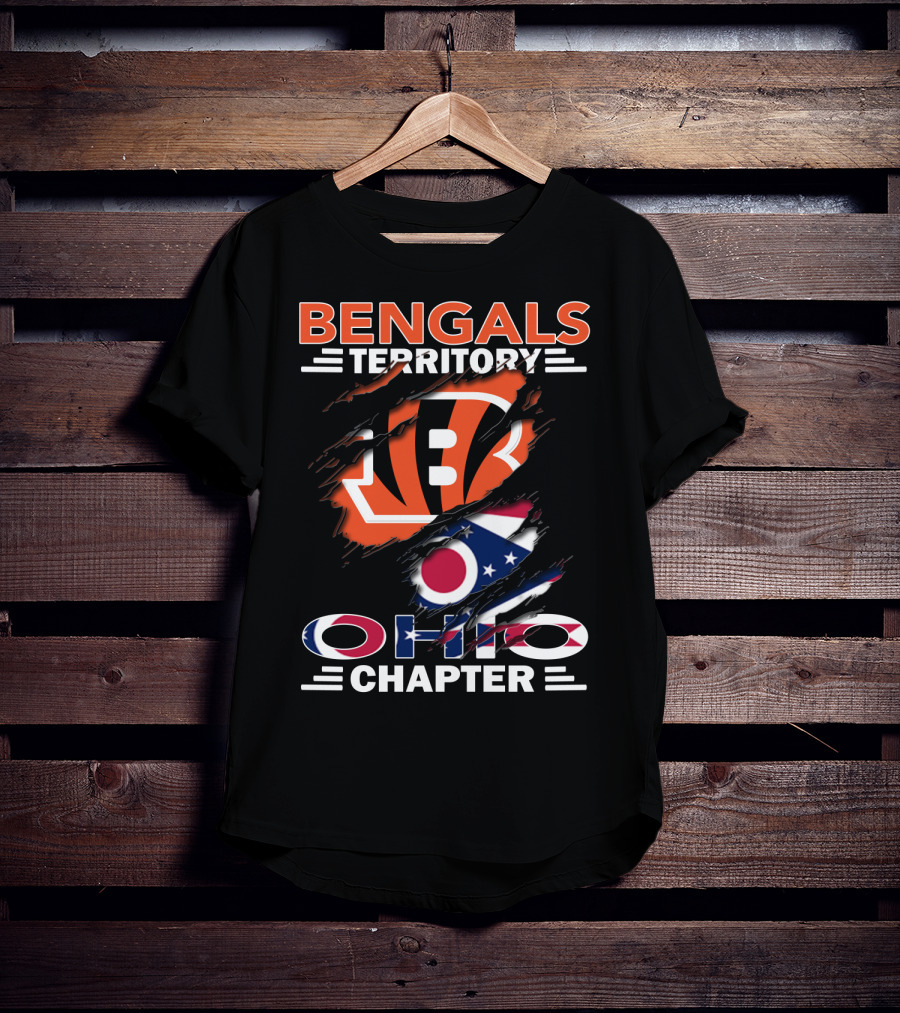 Bengals Territory Ohio Chapter Cincinnati Bengals Ohio State Pride T-Shirt