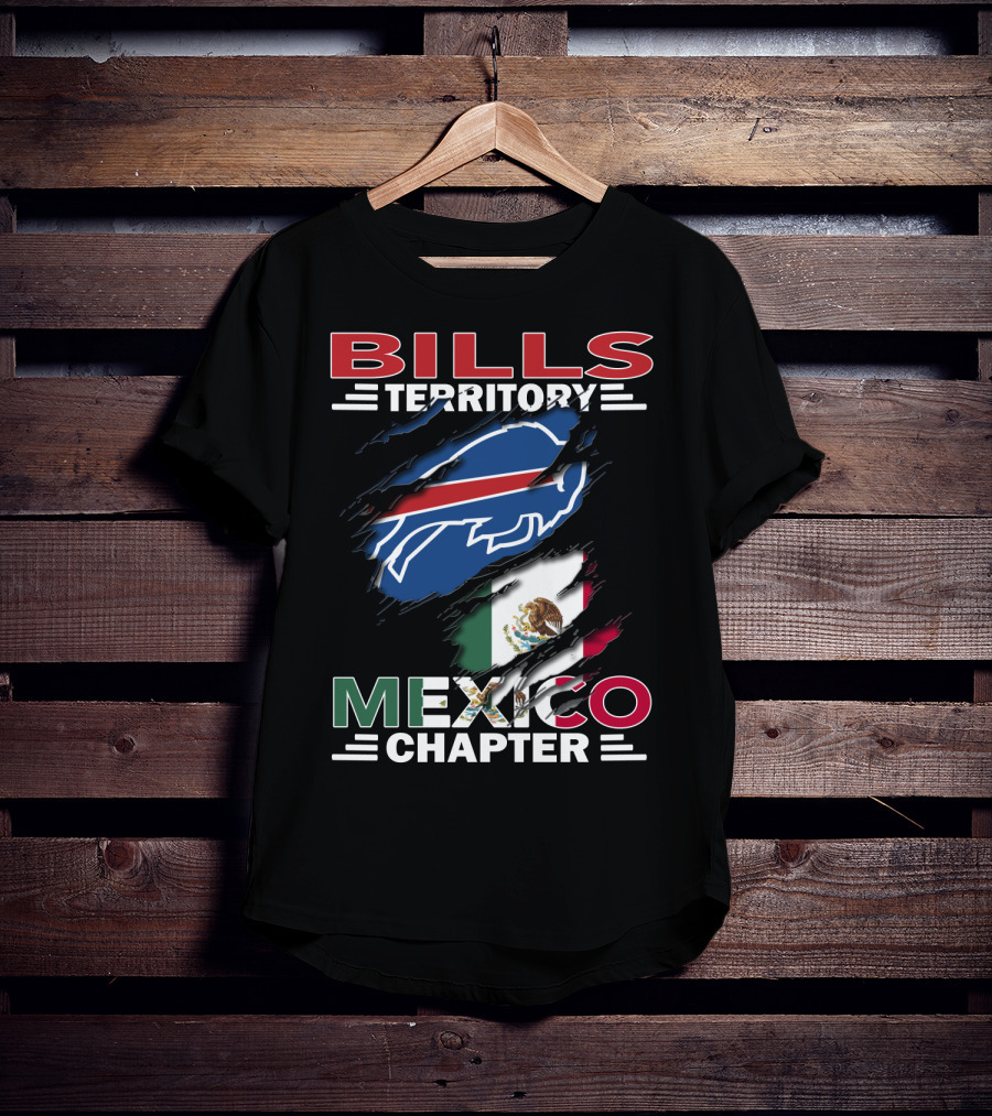 Bills Territory Mexico Chapter Buffalo Flag T-Shirt