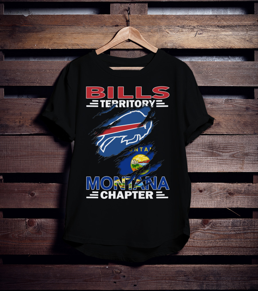 Bills Territory Montana Chapter Buffalo Bills Fan Group T-Shirt