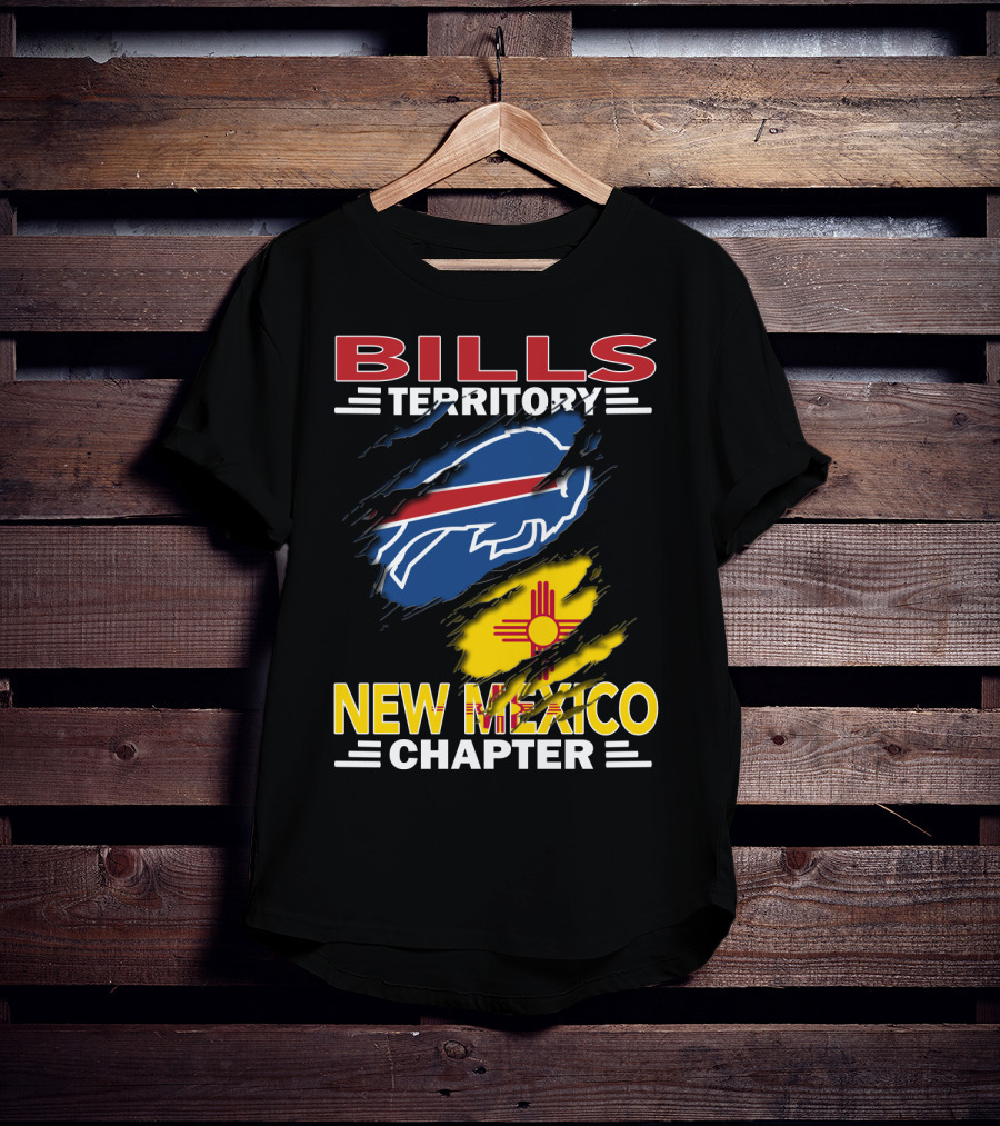 Bills Territory New Mexico Chapter Buffalo Symbol Zia Sun T-Shirt