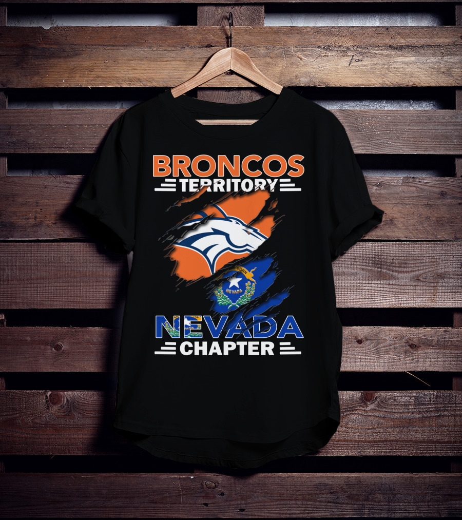 Broncos Territory Nevada Chapter Born Nevada T-Shirt