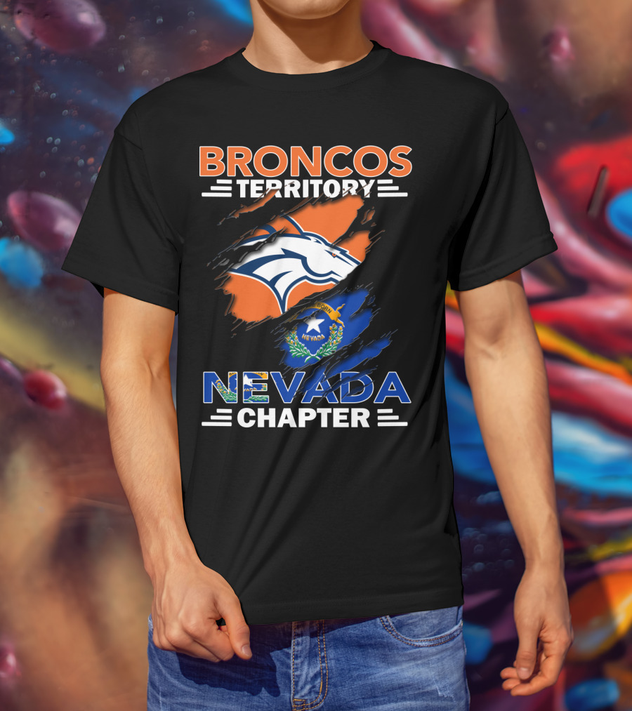 Broncos Territory Nevada Chapter Born Nevada T-Shirt