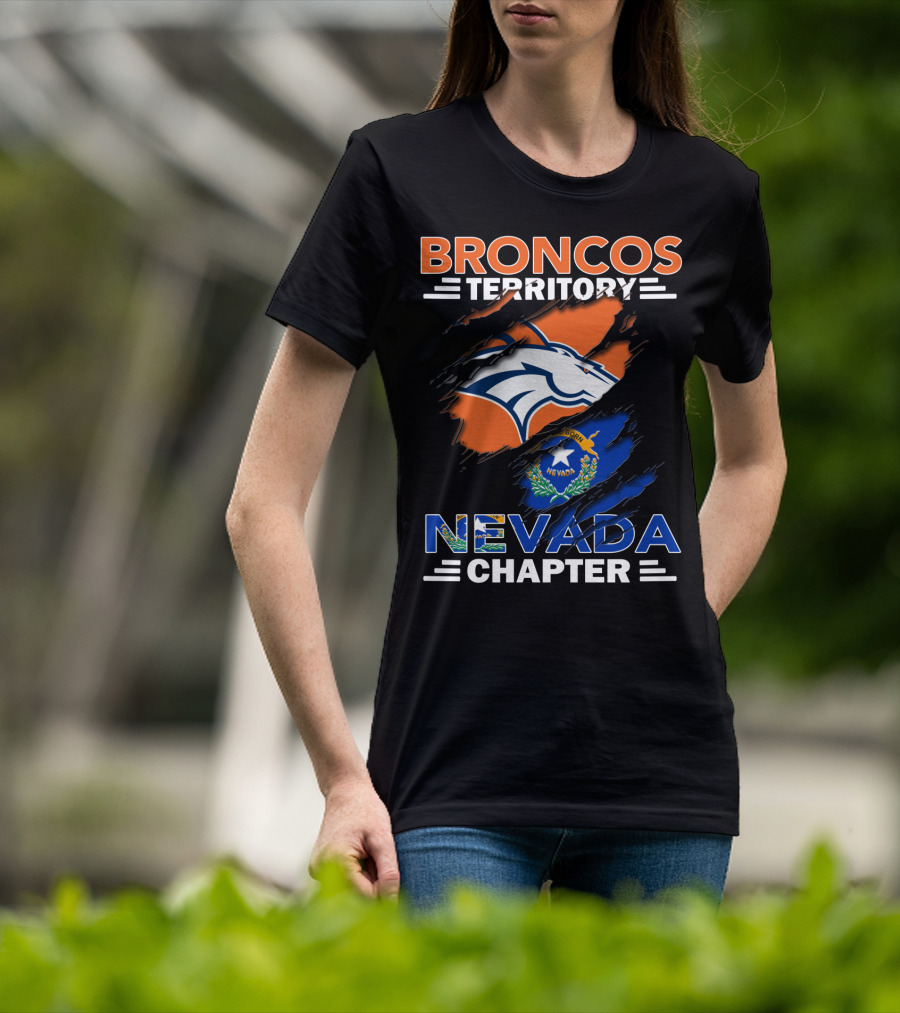Broncos Territory Nevada Chapter Born Nevada T-Shirt