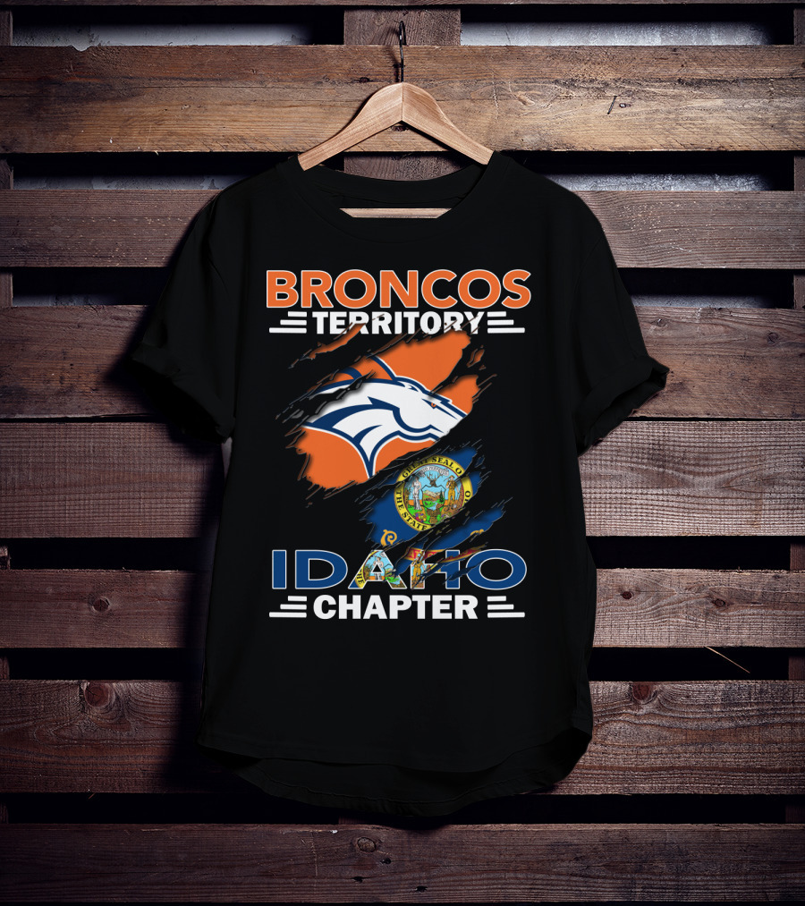 Broncos Territory Idaho Chapter State Seal T-Shirt