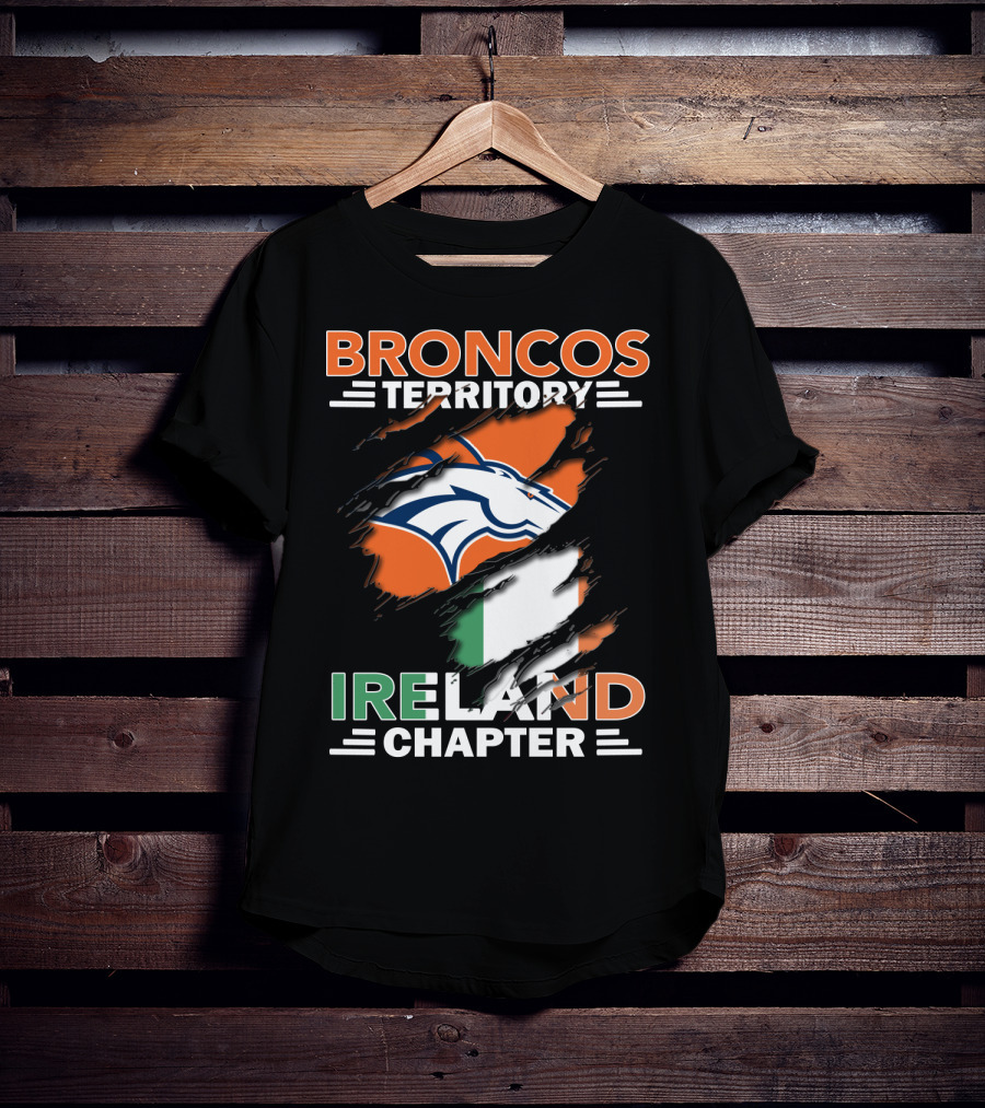 Broncos Territory Ireland Chapter Flag T-Shirt