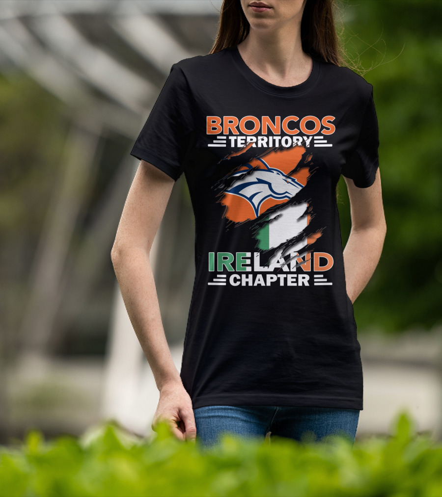 Broncos Territory Ireland Chapter Flag T-Shirt