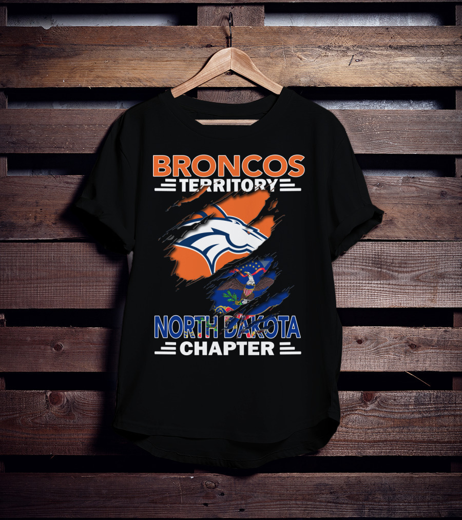 Broncos Territory North Dakota Chapter NFL Fan Club T-Shirt