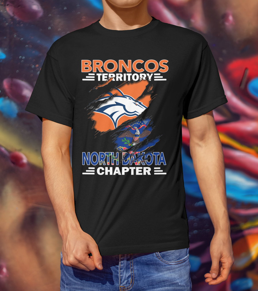 Broncos Territory North Dakota Chapter NFL Fan Club T-Shirt