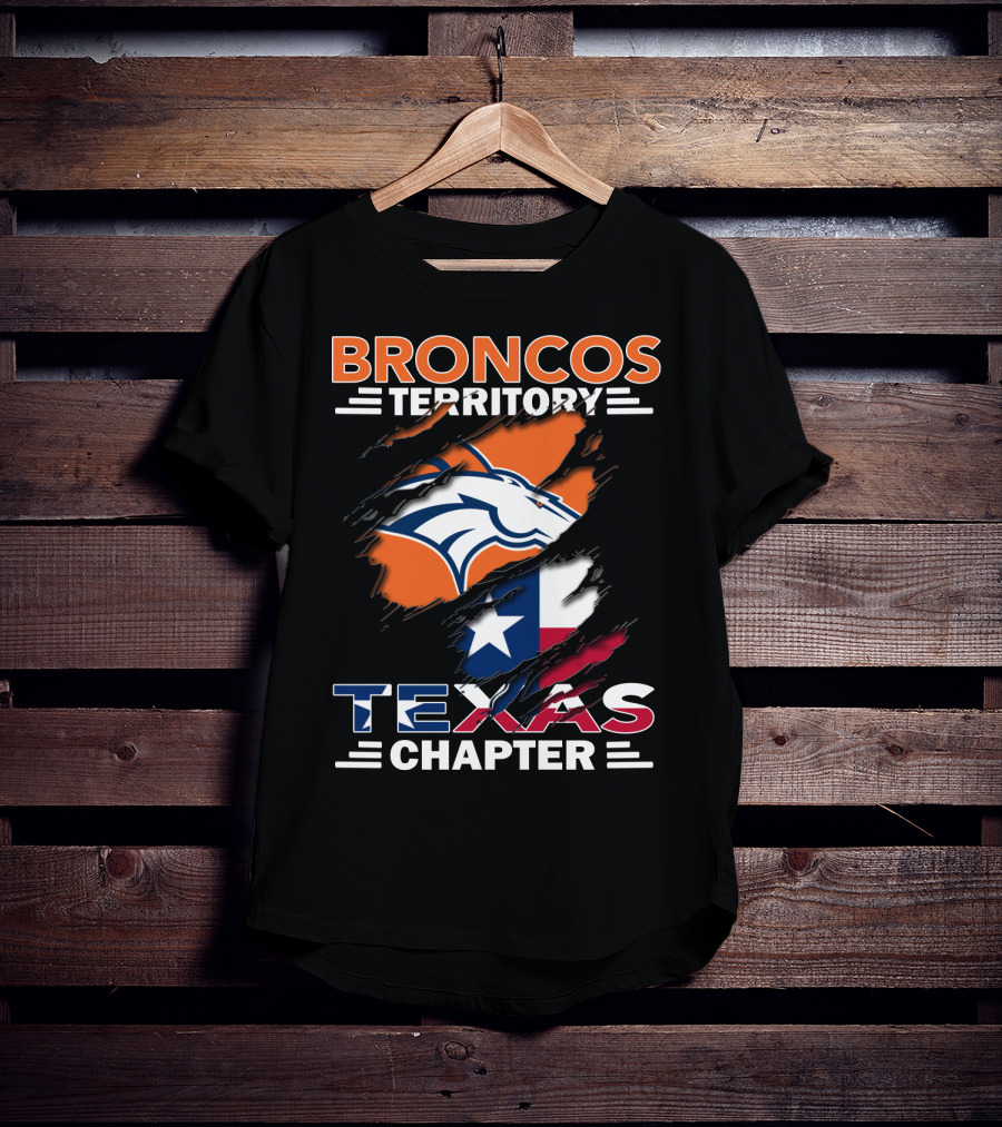 Broncos Territory Texas Chapter Lone Star T-Shirt
