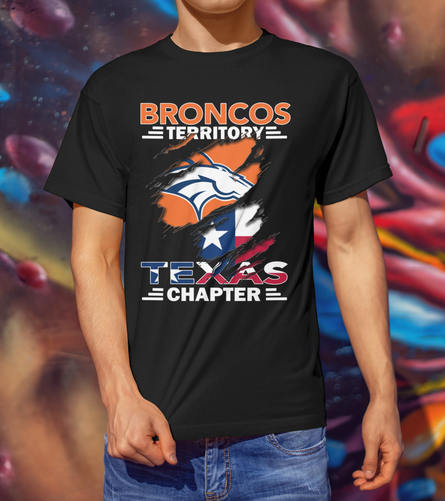 Broncos Territory Texas Chapter Lone Star T-Shirt