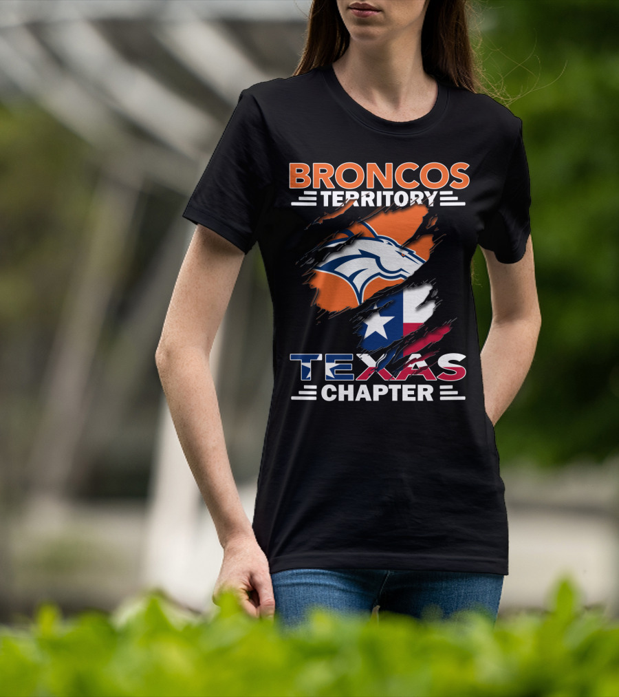 Broncos Territory Texas Chapter Lone Star T-Shirt