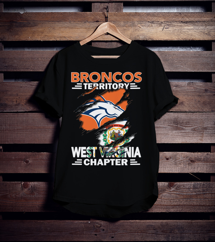Broncos Territory West Virginia Chapter State Pride Edition T-Shirt