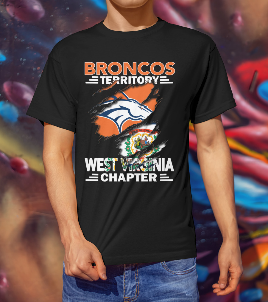 Broncos Territory West Virginia Chapter State Pride Edition T-Shirt